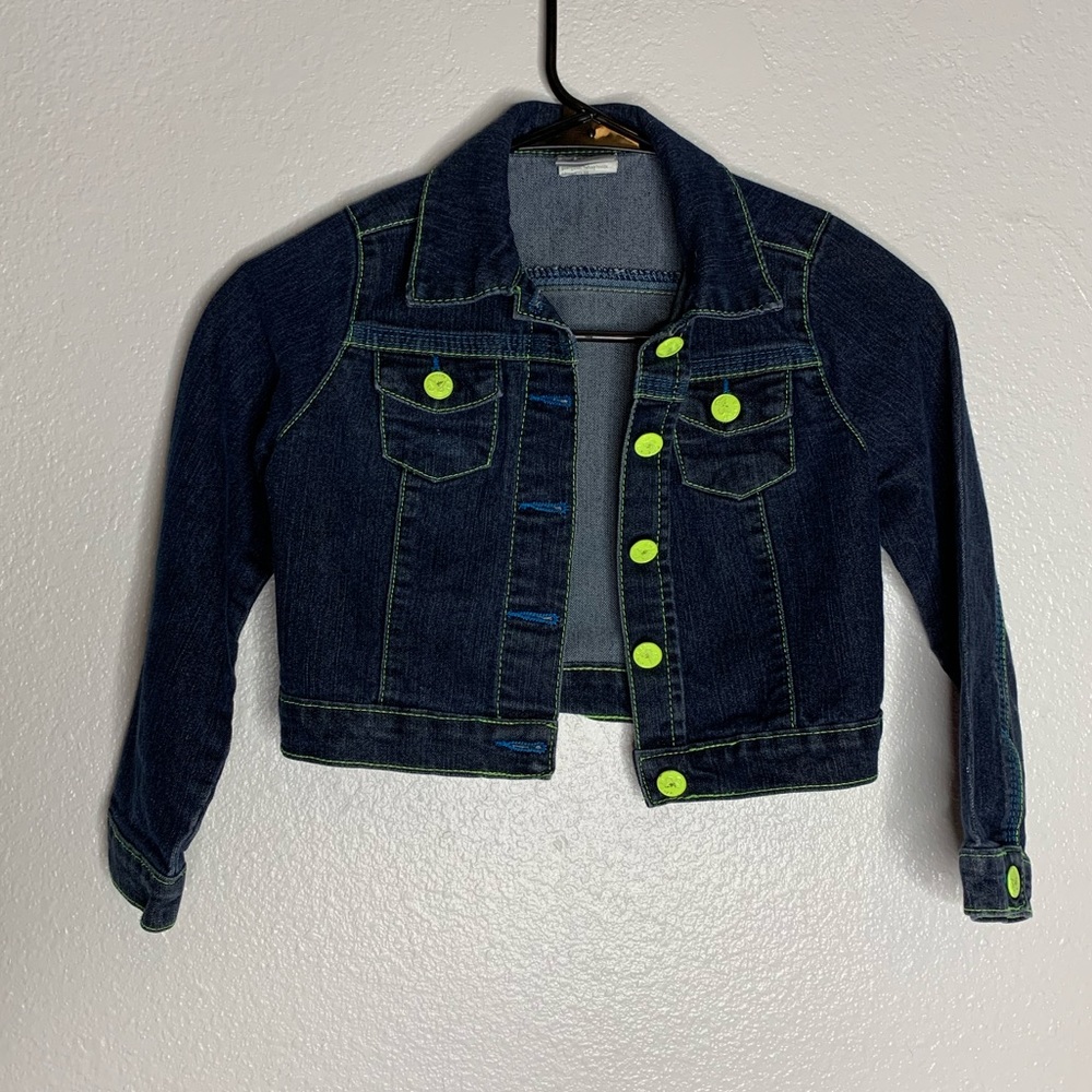 Girls Cropped Denim Jacket